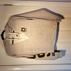 Victorias Secret Pink US Army Hoodie with low cut front size small